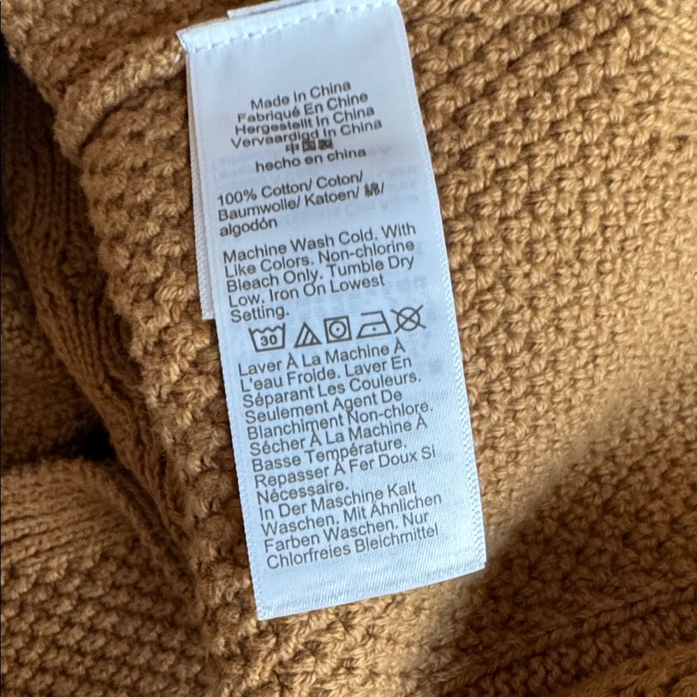 J.Crew Cable-Knit Cotton Crewneck Sweater - Picture 6 of 6